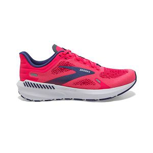 Brooks Launch GTS 9 Womens Road Running Shoes Pink/Blue/White | USA-UJI739056